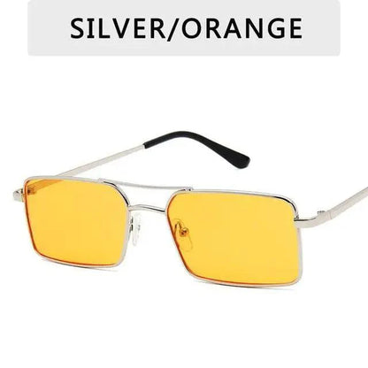 Vintage Square Women Sunglasses Luxury Design Metal UV400 Sun Glasses Modern Charming Everyday Eyewear
