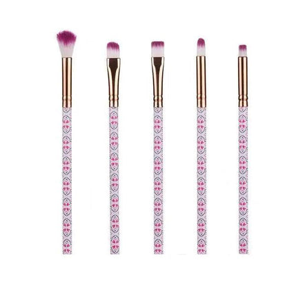 Vintage Style 5/10/15Pcs Makeup Brushes Set Powder Eye Shadow Foundation Blush Blending Make Up Brush Beauty Cosmetic Kit Tools