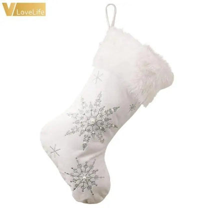 Christmas Tree Decor Snowflake Carpet White Christmas Tree Skirt Fur Skirt For Xmas Decorations Xmas Christmas Decorations For Home