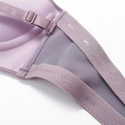 Vintage Style Front Closure Sexy Push Up Bra Women Invisible Bras Underwear Lingerie for Female Brassiere Strapless Seamless Bralette ABC Cup