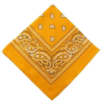 Vintage Style Print Bandana Hair Bands for Girls Women Headband Square Scarf Face Mask Cross Turban Bandanas Headwear