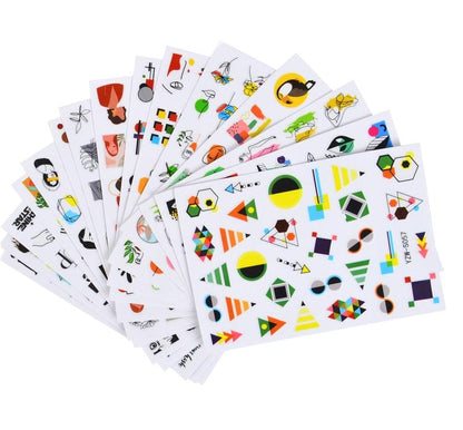 Water Decal Nail Art Decorations Nail Sticker Tattoo Full Cover Beauty Decals Manicure Supplies Accessories  Women Kids Girls Manicure Decoration Nail Art Supplies 3D Self-Adhesive Nail Decals Designer Nail Stickers for Acrylic Nails