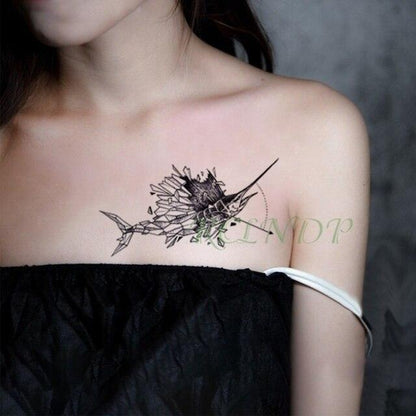 Waterproof Animal Temporary Tattoo Sticker Wolf Modern Tatoo Foot Neck Luxury Tattoos For Men Women