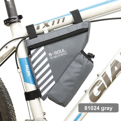 Waterproof Bicycle Bag Bike Triangle Bag For Bicycle Front Frame Bag Bike Bag Cycling Top Tube Bag Bicycle Bottle Bag Bike Storage Frame Bag Bicycle Front Tube Triangle Water Resistant Cycling Pack Strap On Pouch Bike Accessories Tool Accessible