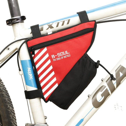Waterproof Bicycle Bag Bike Triangle Bag For Bicycle Front Frame Bag Bike Bag Cycling Top Tube Bag Bicycle Bottle Bag Bike Storage Frame Bag Bicycle Front Tube Triangle Water Resistant Cycling Pack Strap On Pouch Bike Accessories Tool Accessible