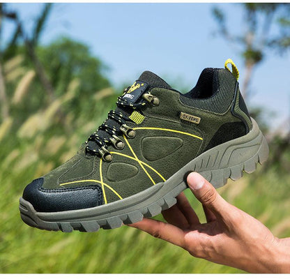 Waterproof Hiking Boots Mens Casual Shoes Walking Climbing Hiking Mountain Sport Boots Hunting Mens Slip-Resistant Climbing Shoes Lightweight Walking Shoes