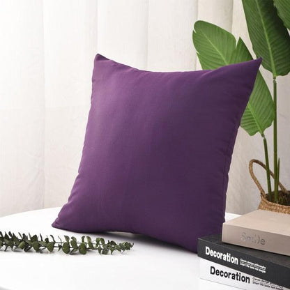 Waterproof Throw Pillow Covers Solid Nordic Cushion Cover Decorative Outdoor Solid Throw Pillow Covers Linen Garden Farmhouse Cushion Cases Home Decor Pillow Case For Couch Bed Balcony