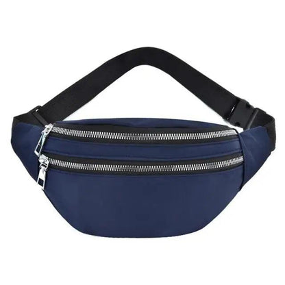 Waterproof Travel Unisex Fanny Pack Simple Design Waist Bags Fashion Bum Bag Trendy  Cross Body Chest Bags