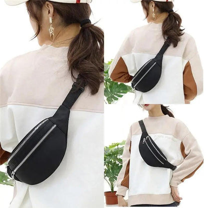 Waterproof Travel Unisex Fanny Pack Simple Design Waist Bags Fashion Bum Bag Trendy  Cross Body Chest Bags