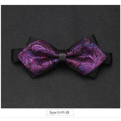 Wedding Men Butterfly Bowtie Formal Bow Ties Beautiful Printed Men Luxury Adjustable Business Bowties