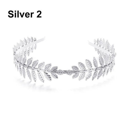 Western Fashion Retro Hair Bands For Women Wedding Metal Gold Leaf Butterfly Hair Headbands Girls Bride Gorgeous Hair Accessories For Women