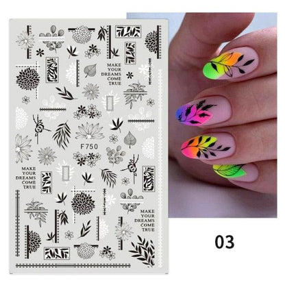 White Embossed Flower Lace Sticker Decal Wedding Nail Art Designs Floral Butterfly Japanese Manicures Nail Decoration Metallic Curve Strip Line Nail Decal Self-Adhesive 3D Wave Design Decoration for Women Girls Adhesive Striping Tape Nail Art Stickers