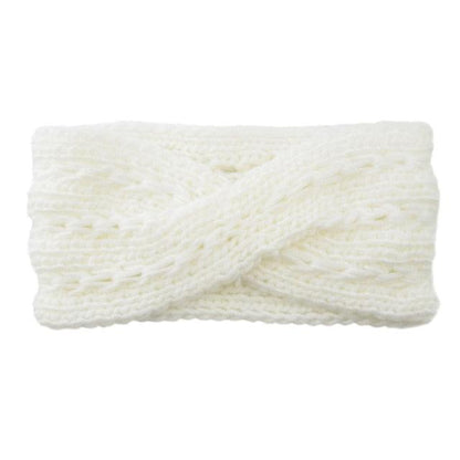Wide Knitted Headband Bows Knotted Winter Women Turban Hair Accessories For Girls Lady Soft Knitting Winter Headbands Gorgeous Hair Accessories For Women