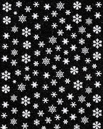 Winter Christmas Acrylic Engraved Nail Sticker Colorful Snow Design Decals Nail Water Slide Decals Nail Art Stickers Decals Christmas Snowflake Bronzing Christmas Slider Nail Art 3D Decals Decoration  Decals Snowflakes Elk Bear Christmas Xmas Stickers