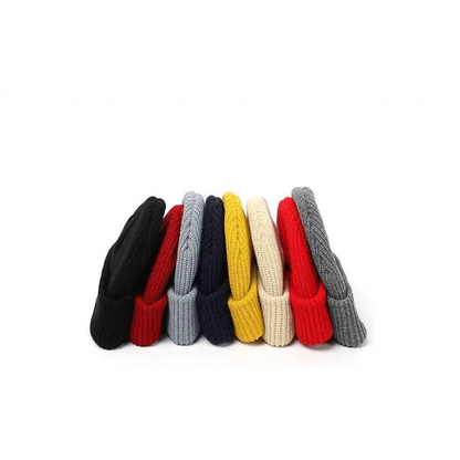 Winter Colorful Modern Cap Retro Wool Knit Lightweight Beanie Warm Comfortable Unisex Caps
