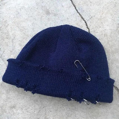 Winter Hat Women Knitted Fashion Warm Thick Hat Autumn Hip Hop Hole Beanies Unisex Basic Cap For Both Men Women Knitted Beanies Fashion Warm Hat