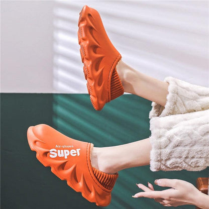 Winter Slippers Warm Men Shoes Waterproof Women Couples Non-Slip Plush Cotton Indoor Outdoor Cozy Home Autumn Thick Slippers Cozy Slip-On Memory Foam Fur House Slippers Warm Fleece Lining Indoor Outdoor Garden Bedroom Plush Shoes