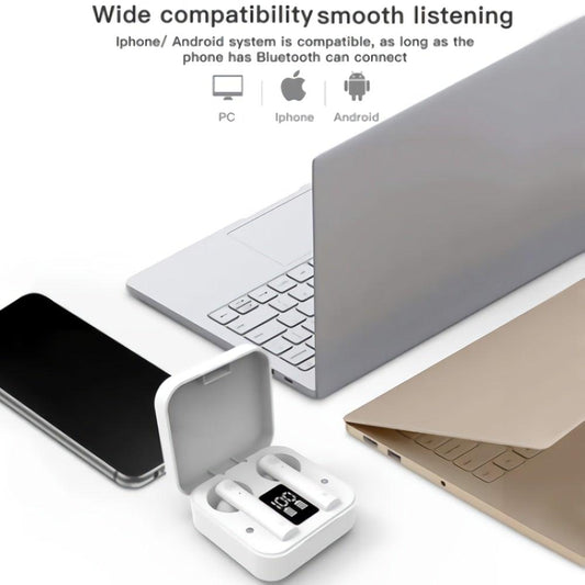 Wireless Bluetooth Earphone Air Sports Running Headphone LED Display Earbuds Noise Reduction Updated Design with Industry Leading Sound & Improved Comfort, Long Wireless Range