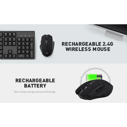 Wireless Design 2.4 GHz Ergonomic Mouse 1600 DPI USB Optical Bluetooth-Compatible Mouse Computer Gaming Mouse