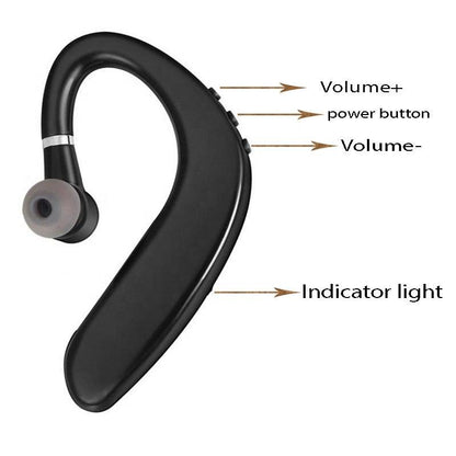 Wireless Earphones With Microphone For All Smartphones, Hands-free Sports Headphones with Bluetooth Connection and Microphone