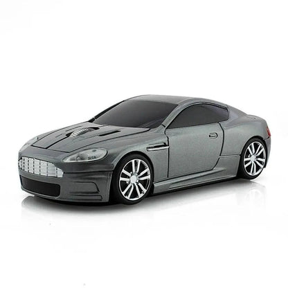 Wireless Mouse Blue Car Shaped Design 1600DPI Mouse USB Optical  Ergonomic 3D Sports Car Mice For Laptop