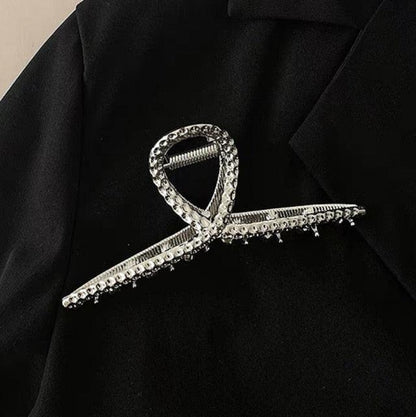 Woman Novelty Minimalist Dainty Design Irregular Hairpins Punk Style Metal Silver Hair Claws Barrettes Women Hair Accessories Hair Clips Hairgrip