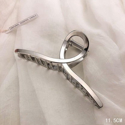 Woman Novelty Minimalist Dainty Design Irregular Hairpins Punk Style Metal Silver Hair Claws Barrettes Women Hair Accessories Hair Clips Hairgrip