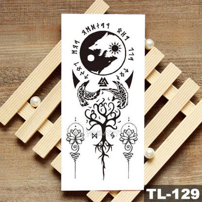 Womans Rose Flower Waterproof Temporary Tattoo Sticker For Arm Body Gorgeous Girls Tattoos