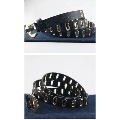 Women Casual Adjustable Leather Waistband Dresses Classic Belt Trendy Women's Fashionable Waistband Party Cute Vintage Belts For Female