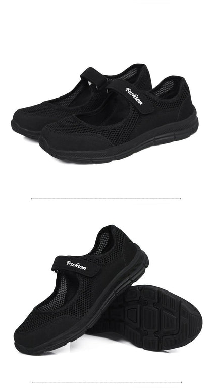 Women Flat Casual Fashion Breathable Mesh Tenis Shoes Women Summer Flat Soft Fashion Lightweight Slip-On Super Light Women Shoes
