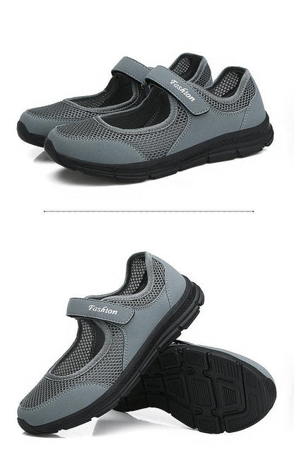 Women Flat Casual Fashion Breathable Mesh Tenis Shoes Women Summer Flat Soft Fashion Lightweight Slip-On Super Light Women Shoes