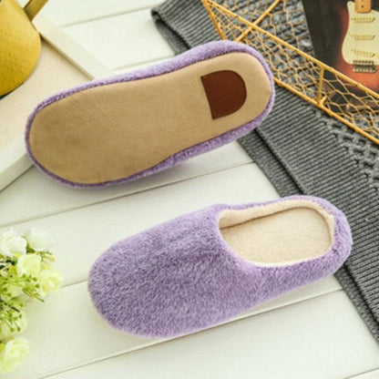 Women Indoor House Plush Soft Cute Cotton Slippers Shoes Non-slip Floor Home Slippers Slides For Bedroom Memory Foam Slippers Scuff Outdoor Indoor Warm Plush Bedroom Shoes With Fur Lining