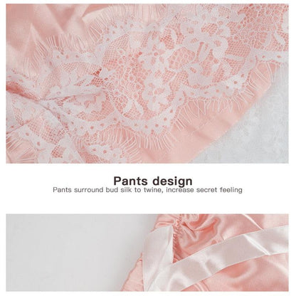 Women Luxury Bra Set Ladies Lingerie Set 2 Pieces Lace Bra And Panty Sets Strappy Lace Lingerie Set Lace Comfortable Polyester Sleepwear Underwear Tops Sets Lightweight Comfortable Design