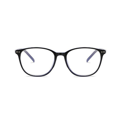 Women Myopia Glasses Ladies Blue And Anti Eye Strain Headache Computer Glasses  Transparent Lens Film Coated Oval Formed Myopia Glasses -1.0 -1.5 -2.0 -2.5 -3.0 -3.5 -4.0 -4.5 -5.0 -5.5