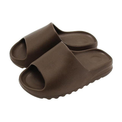 Women Platform Flat Slippers Outdoor Flip Flops Summer Beach Fashion Indoor Slippers Unisex Men Non-slip Slides Thick Sole Home House Cloud Cushion Sandals For Indoor And Outdoor