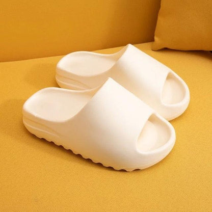 Women Platform Flat Slippers Outdoor Flip Flops Summer Beach Fashion Indoor Slippers Unisex Men Non-slip Slides Thick Sole Home House Cloud Cushion Sandals For Indoor And Outdoor