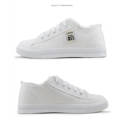Women's Blue Canvas Sneakers Breathable Classic Summer Denim Stylish Fashion Women Sneakers