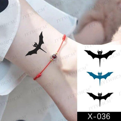 Women's Different Stickers Tattoo Temporary Waterproof Neck Arm Leg Tattoo Colorful Design