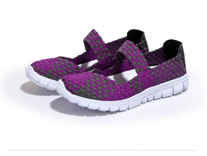 Women's Espadrilles Casual Shoes Spring Comfortable Sneakers Breathable Flat Shoes Summer Outdoor Slip On Fashion Breathable Mesh Casual Shoes Flat Shoes Women Espadrille