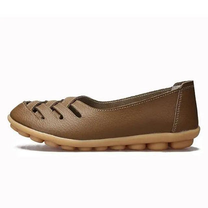Women's Genuine Leather Flats Sandals Elegant Comfortable Soft Non Slip Design For Women