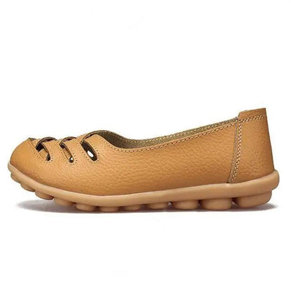 Women's Genuine Leather Flats Sandals Elegant Comfortable Soft Non Slip Design For Women