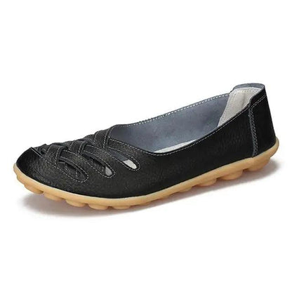 Women's Genuine Leather Flats Sandals Elegant Comfortable Soft Non Slip Design For Women