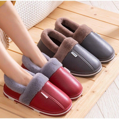 Women's Home Slippers Plush Warm House Shoes Non-Slip Soft Winter Indoors Bedroom Couples Floor Slipper Comfy Warm Memory Foam Faux Fur Indoor Outdoor Non Slip Winter Home Shoes