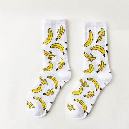 Women's Socks Combed Out Of Pure Cotton Colorful Cartoon Cute Funny Happy Kawaii Moon Strawberry Cactus Ankle Socks For Men And Women