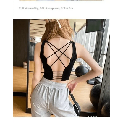 Women Sports Bra Sexy Brathable Sports Top Yoga Bra Push Up Top Female Gym Fitness Sports Underwear Female Seamless bra