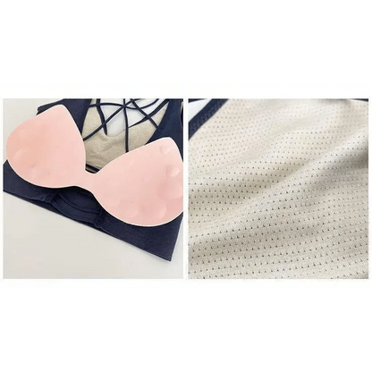 Women Sports Bra Sexy Brathable Sports Top Yoga Bra Push Up Top Female Gym Fitness Sports Underwear Female Seamless bra