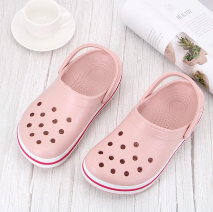 Women Summer Beach Shoes Breathable Garden Clogs Home Shoes Platforms Unisex  Beach Sandals Comfortable Slip On Shoes Lightweight Indoor Outdoor Clogs Shower Water Shoes