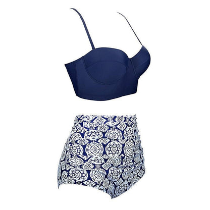 Women Swimsuits Vintage Push Up Polka Dot Plus Size Bathing Suits High Waist Bikini Underwire High Waist Swimsuit Bathing Suits Bikini Women Swimsuits Vintage Push Up Bathing Suits