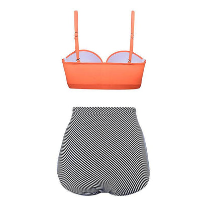 Women Swimsuits Vintage Push Up Polka Dot Plus Size Bathing Suits High Waist Bikini Underwire High Waist Swimsuit Bathing Suits Bikini Women Swimsuits Vintage Push Up Bathing Suits