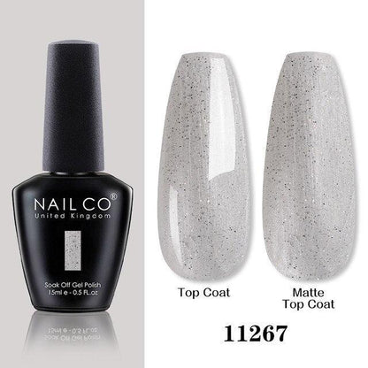 Womens Gel Nail Polish Multi Glossy and Matte Colors Elegant Manicure Design For Womens